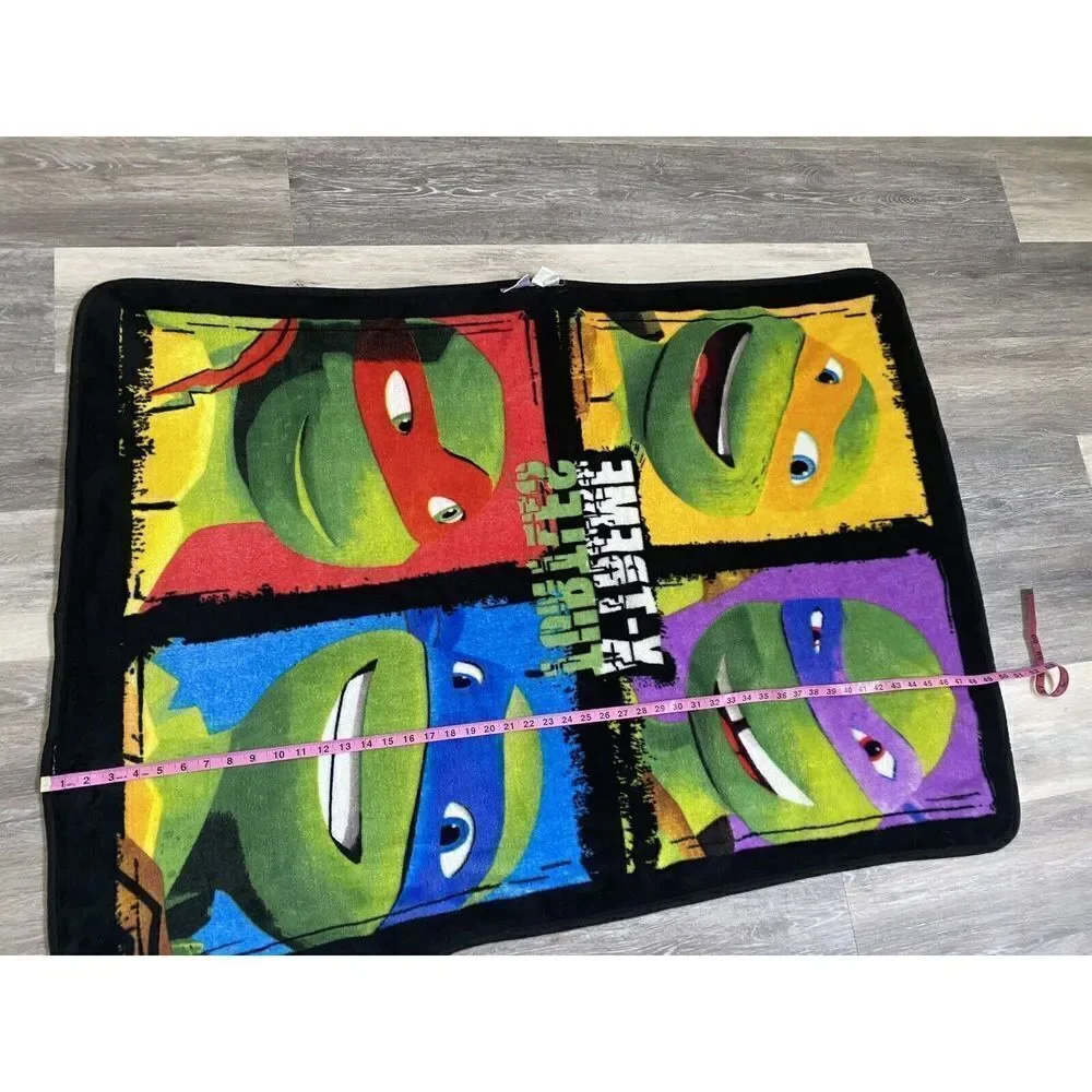 Nickelodeon Teenage Mutant Ninja Turtles Blanket Fleece Throw 48 x 33